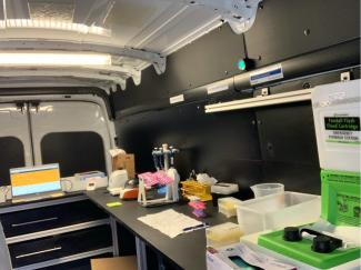 inside van